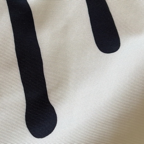 Cynthia Steffe Black/Ivory Print Sleeveless Dress - Picture 6 of 7